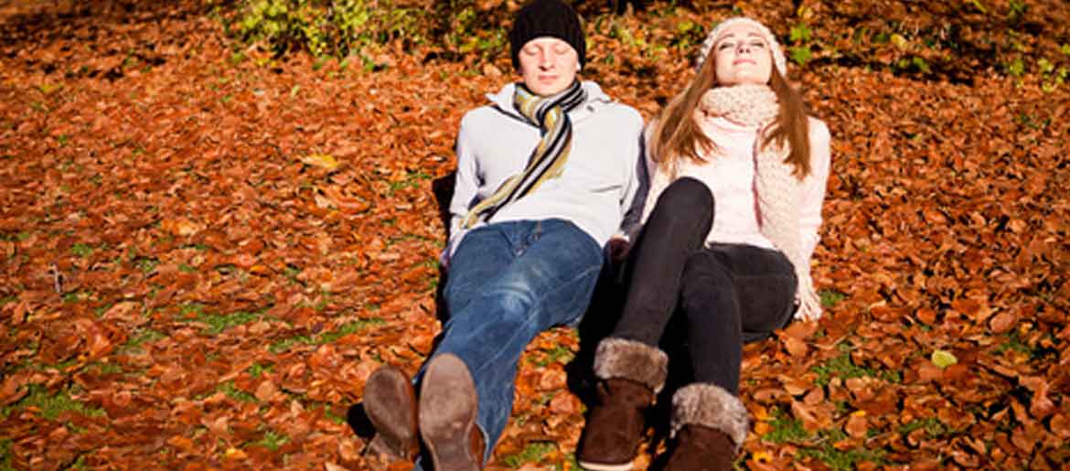 Flirten im Herbst